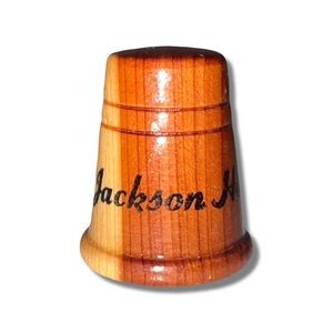 Wooden “Jackson Hole, Wyo.” Thimble